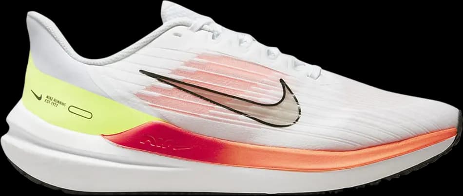 Giày Nike Air Winflo 9 'White Bright Crimson' DD6203-100 Giày Nike Air Winflo 9 'White Bright Crimson' DD6203-100