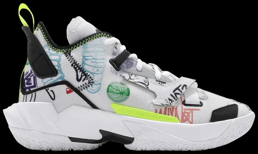 Giày Nike Jordan Why Not Zer0.4 GS 'Graffiti' DD9659-007 Giày Nike Jordan Why Not Zer0.4 GS 'Graffiti' DD9659-007