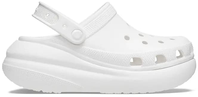 Dép Crocs Classic Crush Clog 'Slides White' 207521-100 Dép Crocs Classic Crush Clog 'Slides White' 207521-100