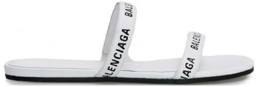 Dép Balenciaga Round Flat Slippers Sandals 'White' 694999-WCAE1-9010 Dép Balenciaga Round Flat Slippers Sandals 'White' 694999-WCAE1-9010