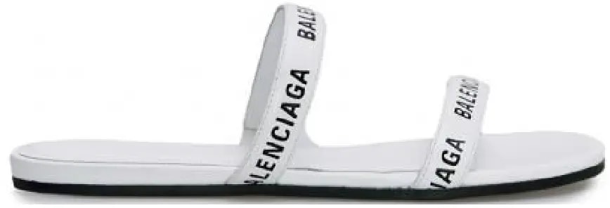 Dép Balenciaga Round Flat Slippers Sandals 'White' 694999-WCAE1-9010 — kich-thuoc: 37 Dép Balenciaga Round Flat Slippers Sandals 'White' 694999-WCAE1-9010 — kich-thuoc: 37
