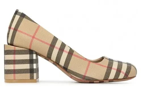 Giày Burberry Vintage Check Bio Base Women's Pumps JOY CHK 8045224 Giày Burberry Vintage Check Bio Base Women's Pumps JOY CHK 8045224