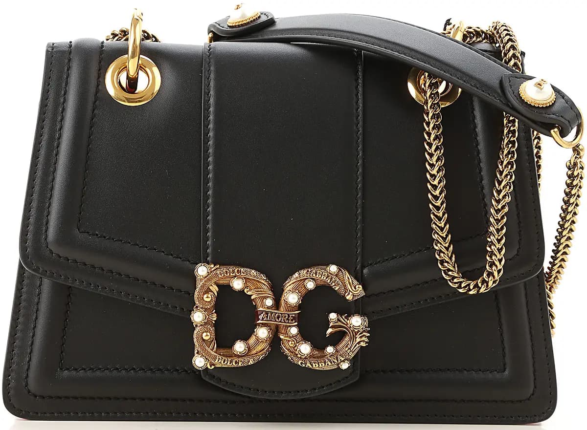 Túi Dolce & Gabanna Amore Shoulder Bag 'Black' BB6676AK2968B941 Túi Dolce & Gabanna Amore Shoulder Bag 'Black' BB6676AK2968B941