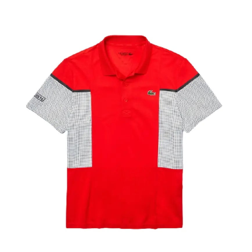 Áo Lacoste Polo SPORT Panel Tennis Red DH4754-51-RHD — kich-thuoc: L Áo Lacoste Polo SPORT Panel Tennis Red DH4754-51-RHD — kich-thuoc: L