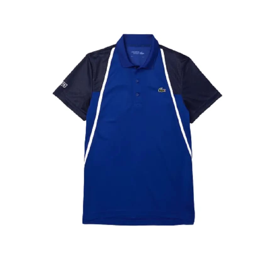 Áo Lacoste Polo SPORT Mesh Sleeved Tennis Blue DH4776-51-PHK Áo Lacoste Polo SPORT Mesh Sleeved Tennis Blue DH4776-51-PHK