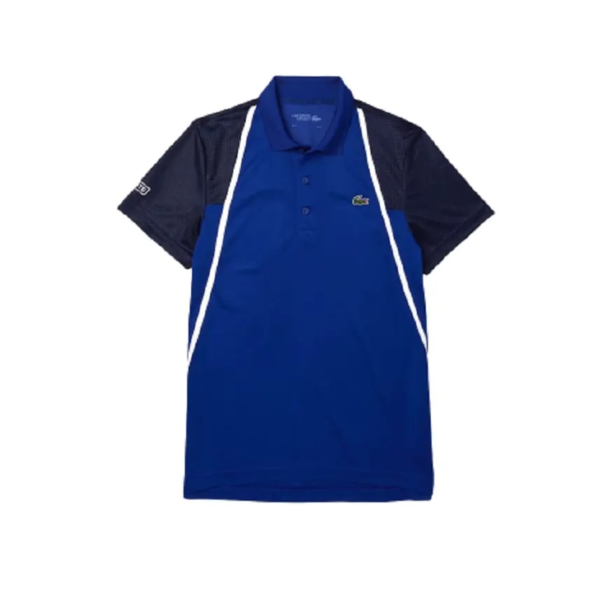 Áo Lacoste Polo SPORT Mesh Sleeved Tennis Blue DH4776-51-PHK — kich-thuoc: L Áo Lacoste Polo SPORT Mesh Sleeved Tennis Blue DH4776-51-PHK — kich-thuoc: L