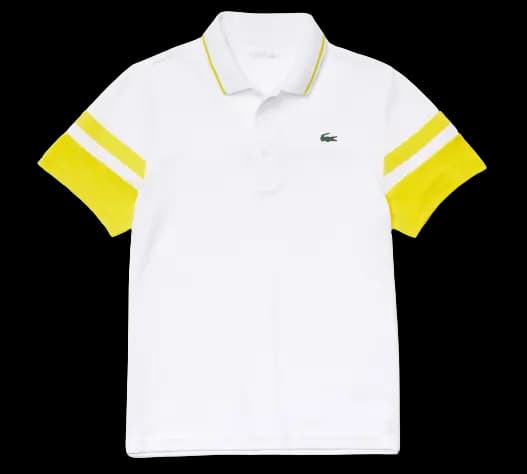 Áo Lacoste Striped Sleeves Breathable Polo Shirt DH9681-W22 Áo Lacoste Striped Sleeves Breathable Polo Shirt DH9681-W22