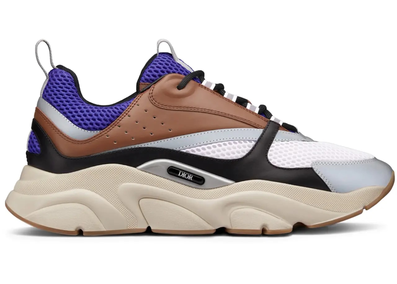 Giày Dior B22 Sneaker Violet Brown Beige 3SN231YXX-H769 — kich-thuoc: 41 Giày Dior B22 Sneaker Violet Brown Beige 3SN231YXX-H769 — kich-thuoc: 41