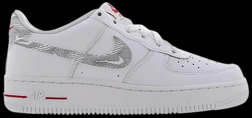 Giày Nike Air Force 1 Low GS 'White University Red' DJ4625-100 Giày Nike Air Force 1 Low GS 'White University Red' DJ4625-100