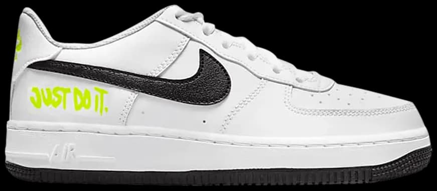 Giày Nike Air Force 1 Low GS 'Just Do It White Volt' DM3271-100 Giày Nike Air Force 1 Low GS 'Just Do It White Volt' DM3271-100