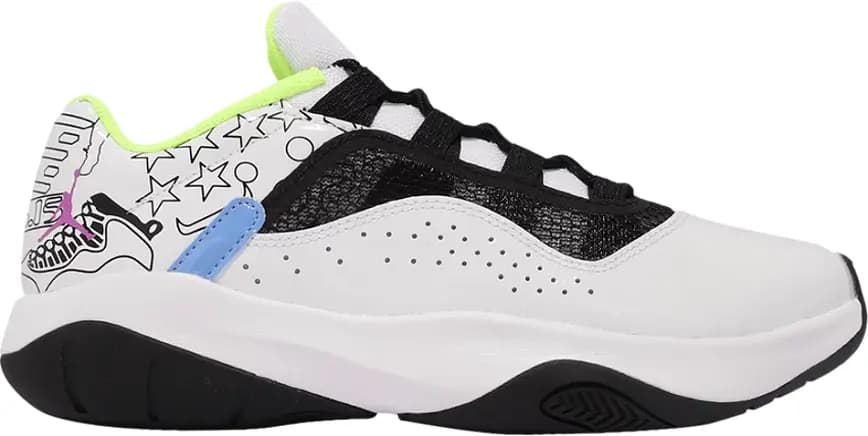 Giày Nike Air Jordan 11 CMFT Low SE GS 'White Volt' DM3397-100 Giày Nike Air Jordan 11 CMFT Low SE GS 'White Volt' DM3397-100
