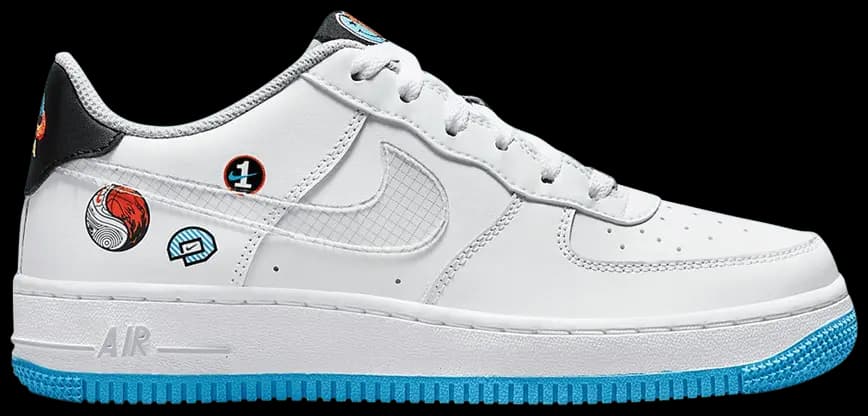 Giày Nike Air Force 1 LV8 1 GS 'Happy Hoops' DM8088-100 Giày Nike Air Force 1 LV8 1 GS 'Happy Hoops' DM8088-100