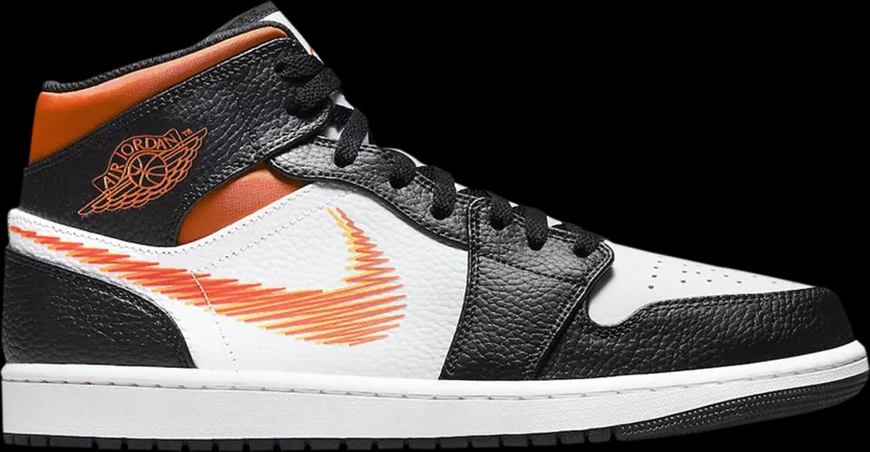 Giày Nike Air Jordan 1 Mid 'Zig Zag Swoosh' DN4929-100 Giày Nike Air Jordan 1 Mid 'Zig Zag Swoosh' DN4929-100