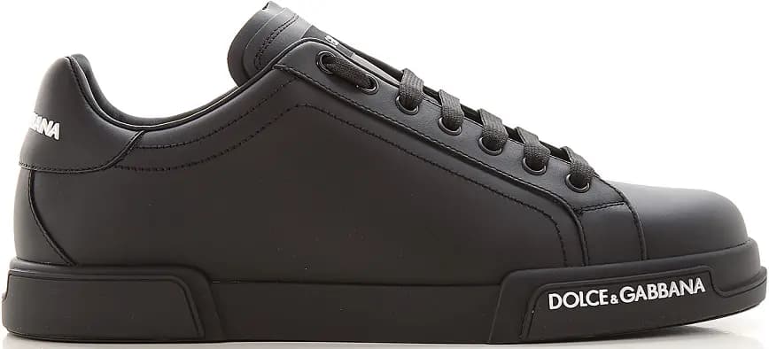 Giày Dolce & Gabbana Calf Nappa Portofino Black CS1774-AA335-8B956 Giày Dolce & Gabbana Calf Nappa Portofino Black CS1774-AA335-8B956