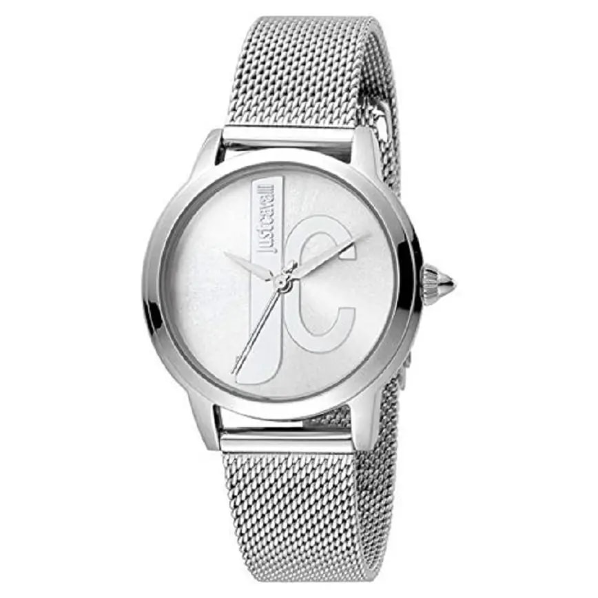 Just Cavalli Analogue Classic Quartz Watch Stainless Steel Strap JC1L050M0065 — tieu-de: 34mm Just Cavalli Analogue Classic Quartz Watch Stainless Steel Strap JC1L050M0065 — tieu-de: 34mm