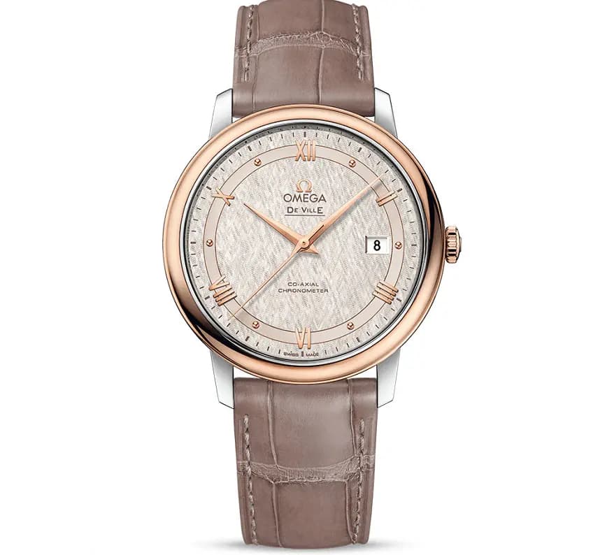 Đồng Hồ Omega De Ville Ivory Silvery 'Brown' 424-23-40-20-02-003 Đồng Hồ Omega De Ville Ivory Silvery 'Brown' 424-23-40-20-02-003