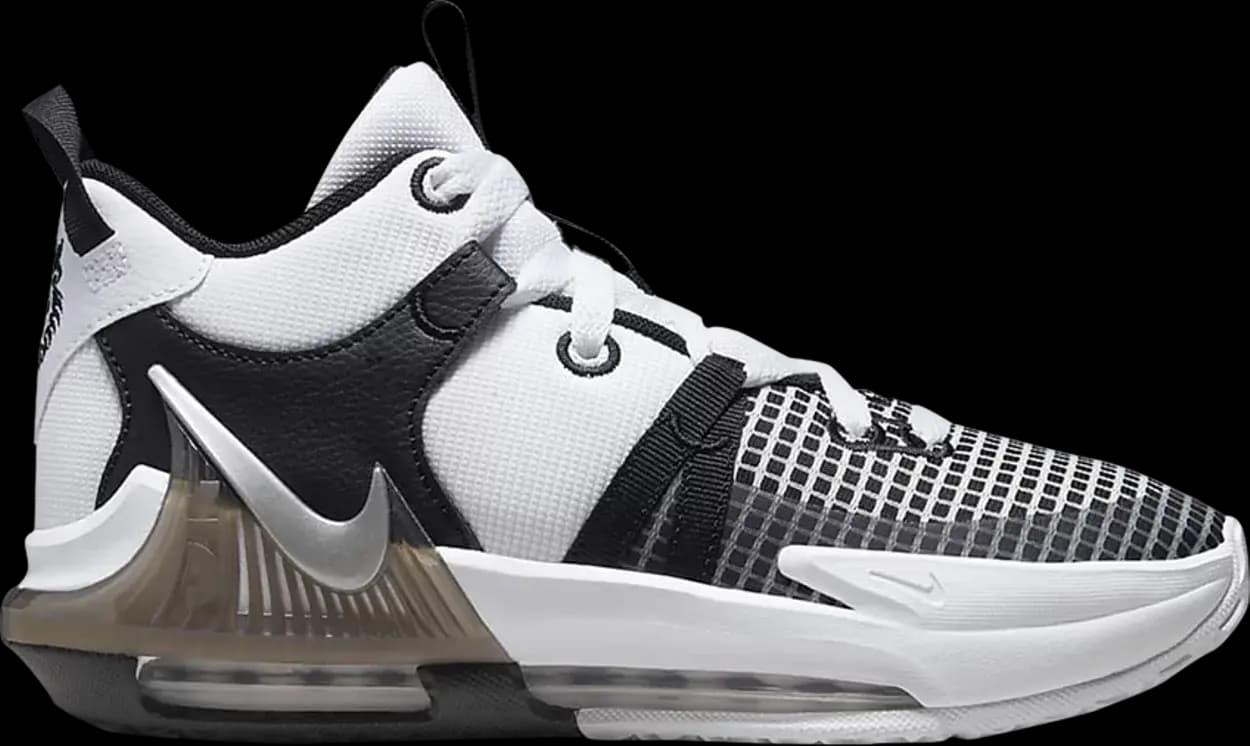 Giày Nike LeBron Witness 7 GS 'White Black' DQ8650-100 Giày Nike LeBron Witness 7 GS 'White Black' DQ8650-100