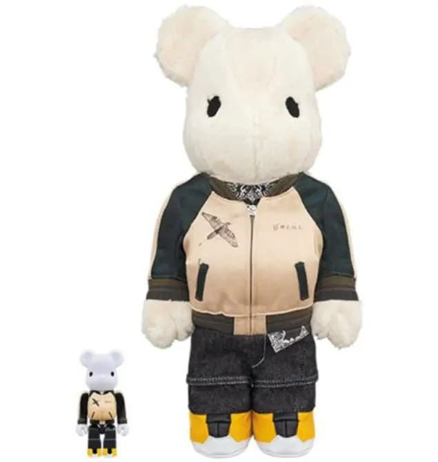 Mô Hình Bearbrick Sacai x Dr.Woo Mô Hình Bearbrick Sacai x Dr.Woo