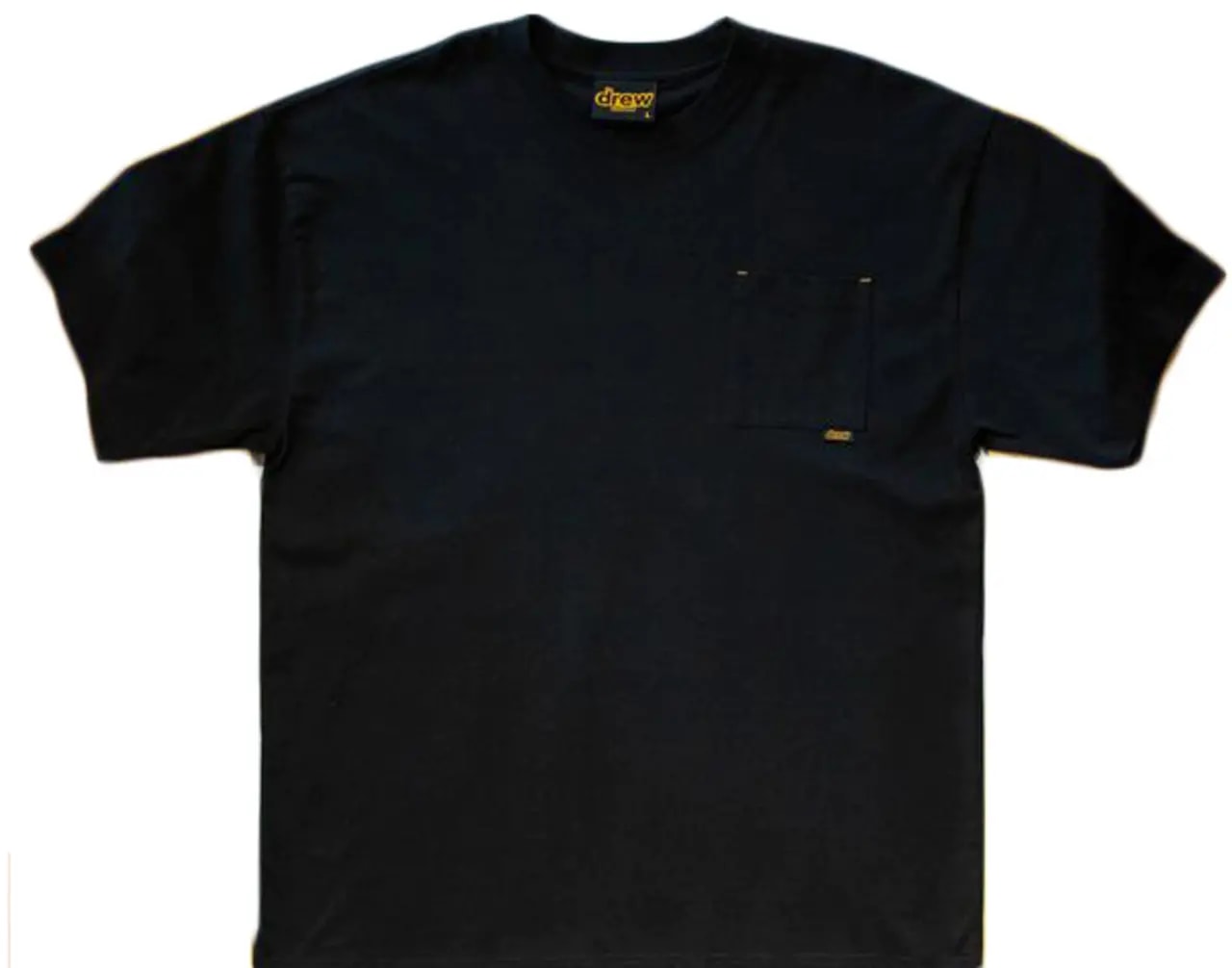 Áo Drew House Basic SS Pocket Tee Black — kich-thuoc: lien-he-order Áo Drew House Basic SS Pocket Tee Black — kich-thuoc: lien-he-order