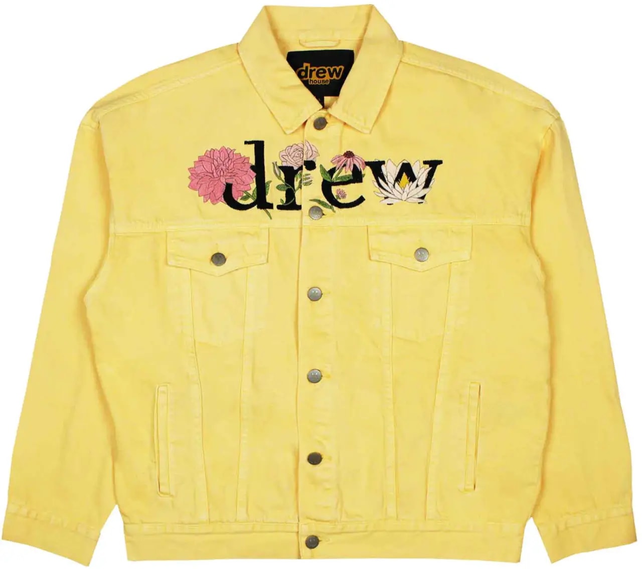 Áo Drew House Trucker Jacket Tangerine Floral — kich-thuoc: lien-he-order Áo Drew House Trucker Jacket Tangerine Floral — kich-thuoc: lien-he-order