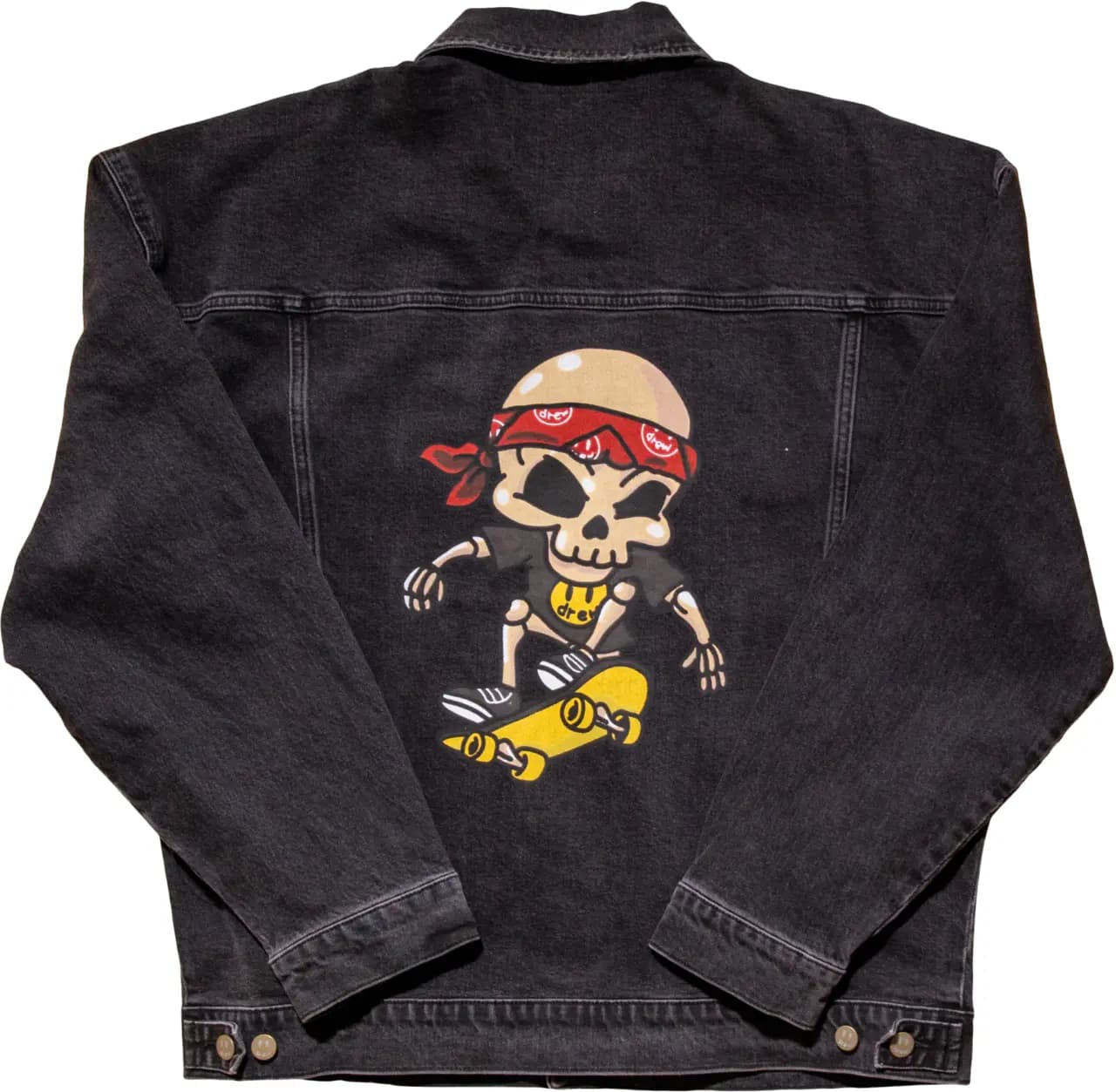 Áo Drew House Hearty Trucker Jacket Medium Black Wash Áo Drew House Hearty Trucker Jacket Medium Black Wash