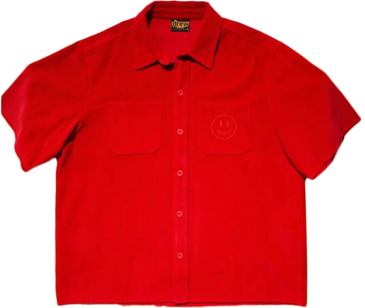 Áo Drew House SS Corduroy Shirt Red — kich-thuoc: lien-he-order Áo Drew House SS Corduroy Shirt Red — kich-thuoc: lien-he-order