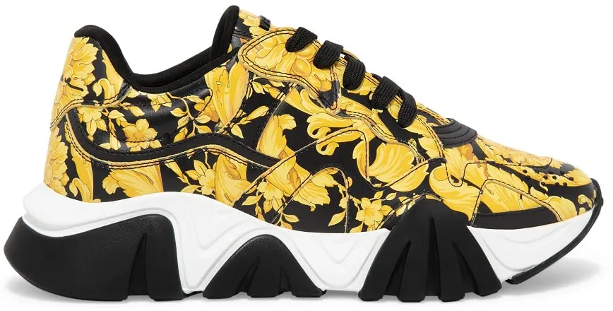 Giày Versace Chain Sneakers In Black And Yellow DSU7703-DSVBAG-D4191 — kich-thuoc: 42 Giày Versace Chain Sneakers In Black And Yellow DSU7703-DSVBAG-D4191 — kich-thuoc: 42