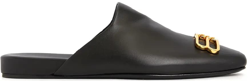 Giày Balenciaga Cozy BB Mule Slippers 'Black' 693960-WBD21-1080 Giày Balenciaga Cozy BB Mule Slippers 'Black' 693960-WBD21-1080