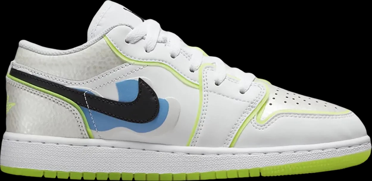 Giày Nike Air Jordan 1 Low SE GS 'Warped Swoosh' DV1324-117 — kich-thuoc: 37.5 Giày Nike Air Jordan 1 Low SE GS 'Warped Swoosh' DV1324-117 — kich-thuoc: 37.5