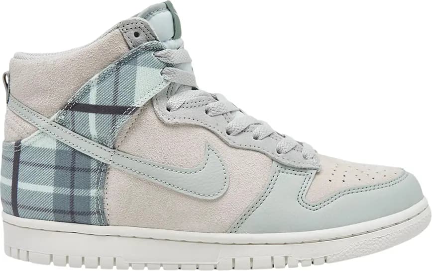 Giày Nike Dunk High SE GS 'Mint Plaid' DV1724-100 Giày Nike Dunk High SE GS 'Mint Plaid' DV1724-100