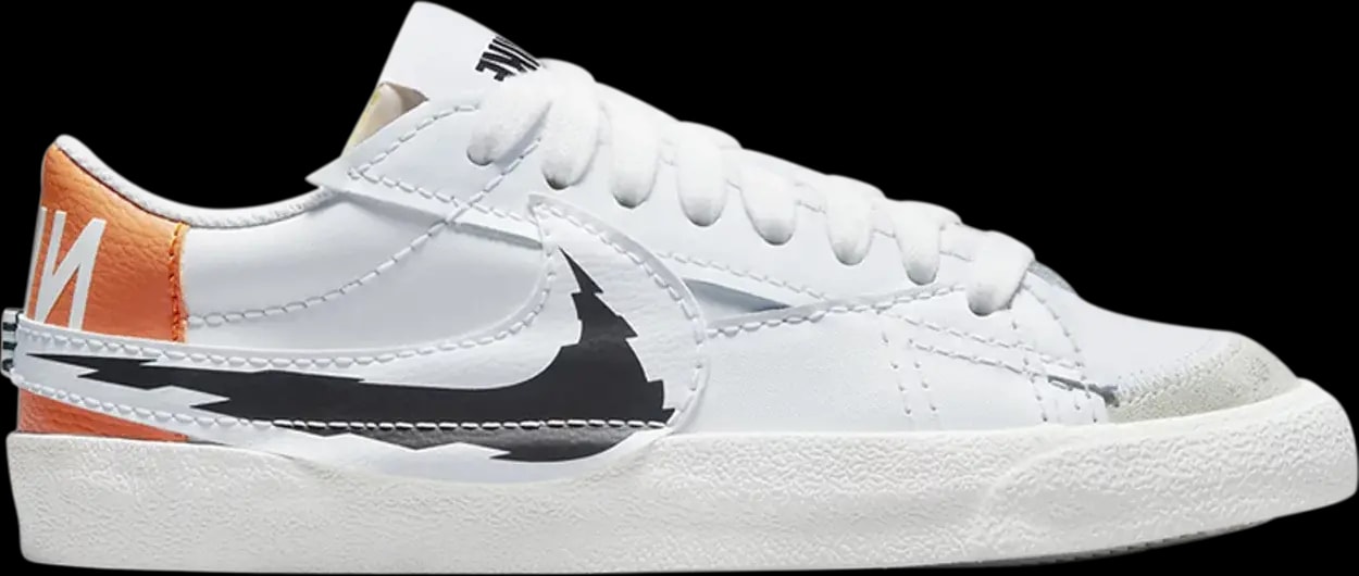 Giày Nike Blazer Low Jumbo 'Glitch Swoosh' DV6484-100 — Giày Nike Blazer Low Jumbo 'Glitch Swoosh' DV6484-100 —