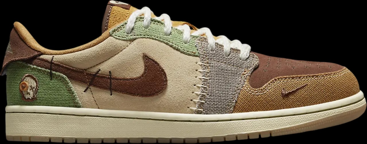 Giày Nike Zion Williamson x Air Jordan 1 Retro Low OG 'Voodoo' DZ7292-200 — kich-thuoc: 36 Giày Nike Zion Williamson x Air Jordan 1 Retro Low OG 'Voodoo' DZ7292-200 — kich-thuoc: 36