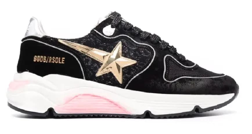 Giày Golden Goose Running Sole Black GWF00126-F001927-90274 Giày Golden Goose Running Sole Black GWF00126-F001927-90274