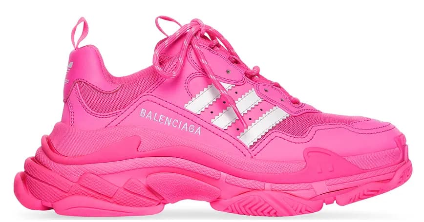 Giày Balenciaga x Adidas Triple S 'Pink' 712764-W2ZB6-5590 Giày Balenciaga x Adidas Triple S 'Pink' 712764-W2ZB6-5590