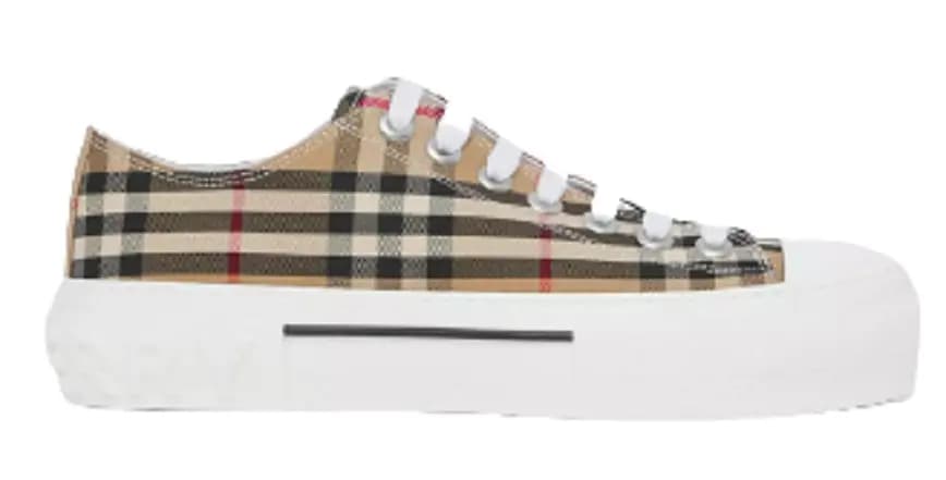 Giày Burberry Vintage Check Cotton 'Archive Beige' 8050506 Giày Burberry Vintage Check Cotton 'Archive Beige' 8050506