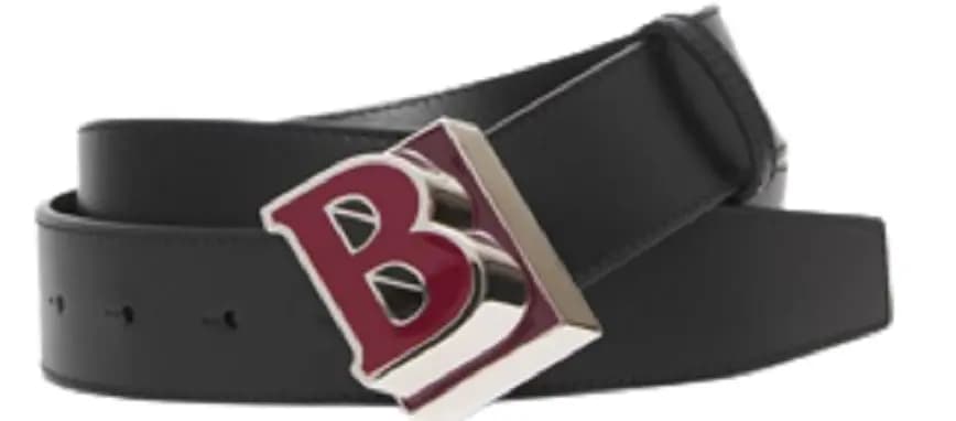 Thắt Lưng Burberry Letter Graphic Leather Belt 'Black' Thắt Lưng Burberry Letter Graphic Leather Belt 'Black'