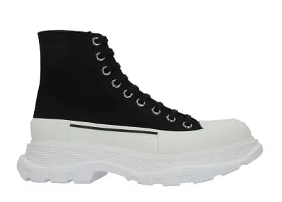 Giày Alexander McQueen Wmns Tread Slick Boots 'Black White' 611706-W4L32-1070 Giày Alexander McQueen Wmns Tread Slick Boots 'Black White' 611706-W4L32-1070