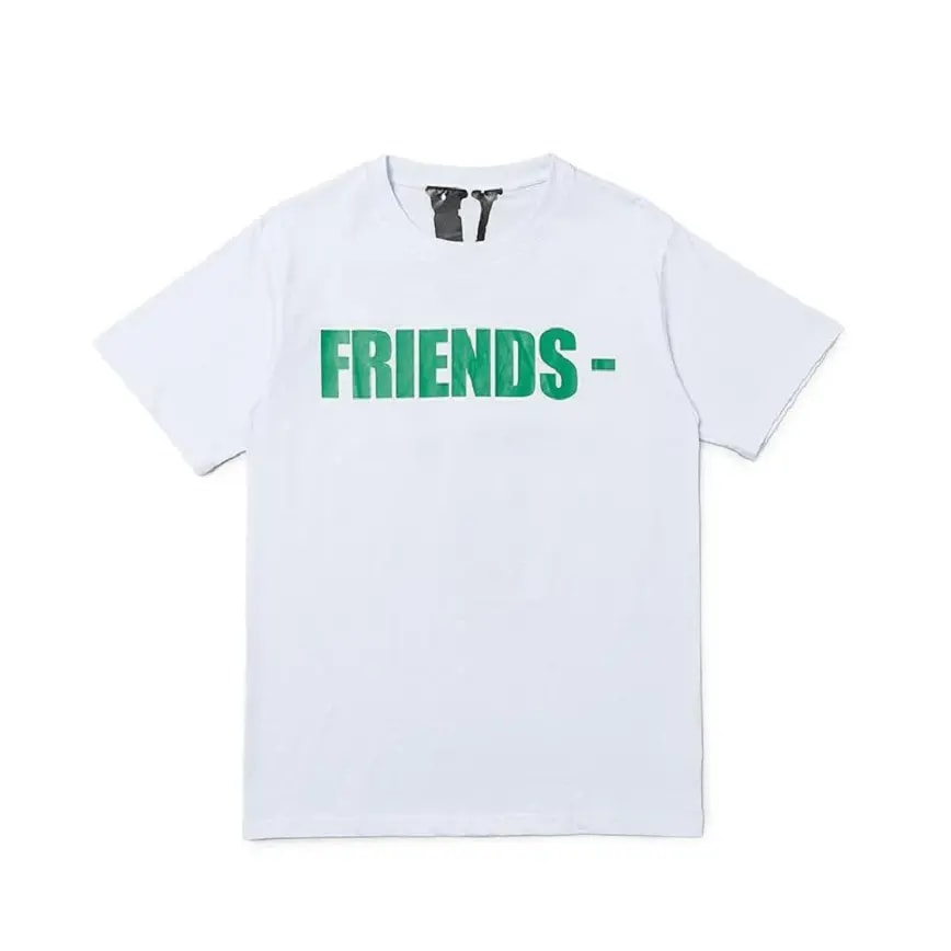 Áo Vlone Friends Logo Tee White Green — kich-thuoc: S Áo Vlone Friends Logo Tee White Green — kich-thuoc: S