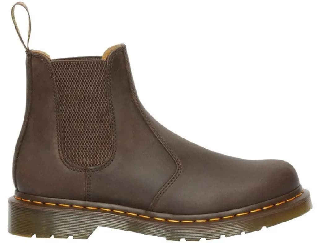 Giày Dr Martens 2976 Yellow Stitch Crazy Horse Leather Chelsea Boots 27486201 Giày Dr Martens 2976 Yellow Stitch Crazy Horse Leather Chelsea Boots 27486201