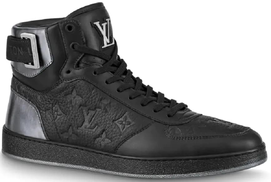 Giày Louis Vuitton MONOGRAM Rivoli Sneaker Boot 'Triple Black' 1A8V7U Giày Louis Vuitton MONOGRAM Rivoli Sneaker Boot 'Triple Black' 1A8V7U