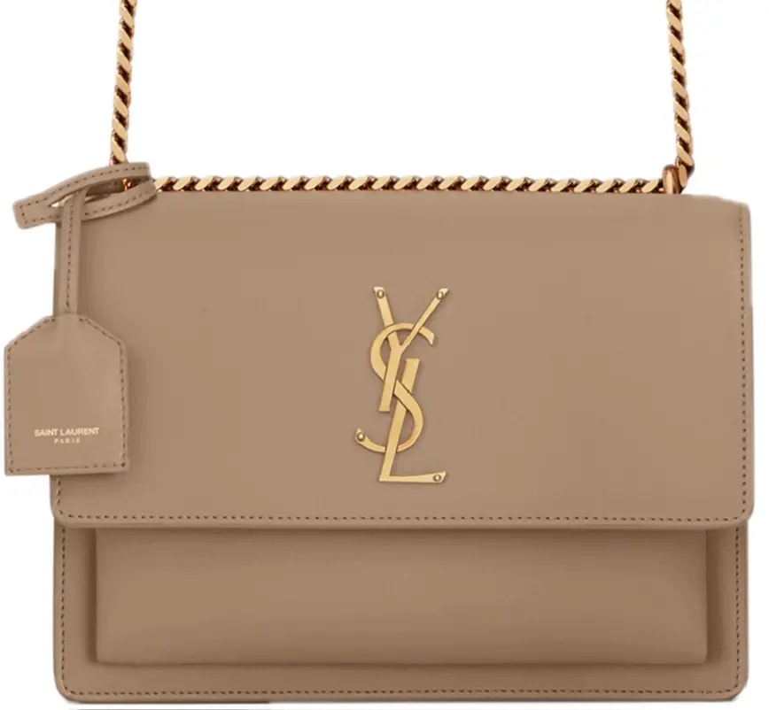 Túi Saint Laurent Sunset 'Greyish Brown' 442906-D420W-2826 — kich-thuoc: 22-x-16-x-8-cm Túi Saint Laurent Sunset 'Greyish Brown' 442906-D420W-2826 — kich-thuoc: 22-x-16-x-8-cm