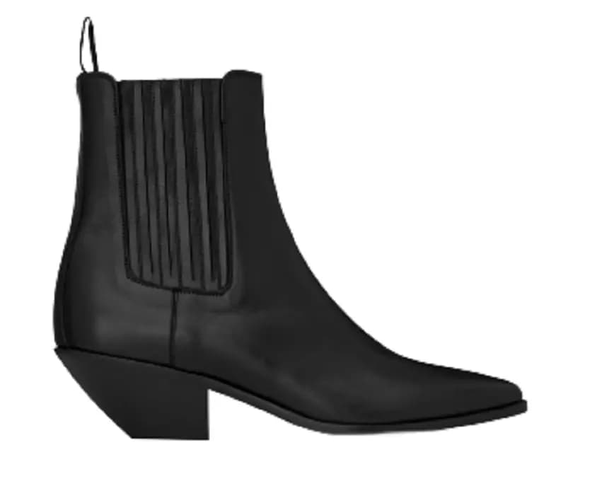 Giày Saint Laurent West Chelse Boots In Smooth Leather 549214CY5001000 Giày Saint Laurent West Chelse Boots In Smooth Leather 549214CY5001000