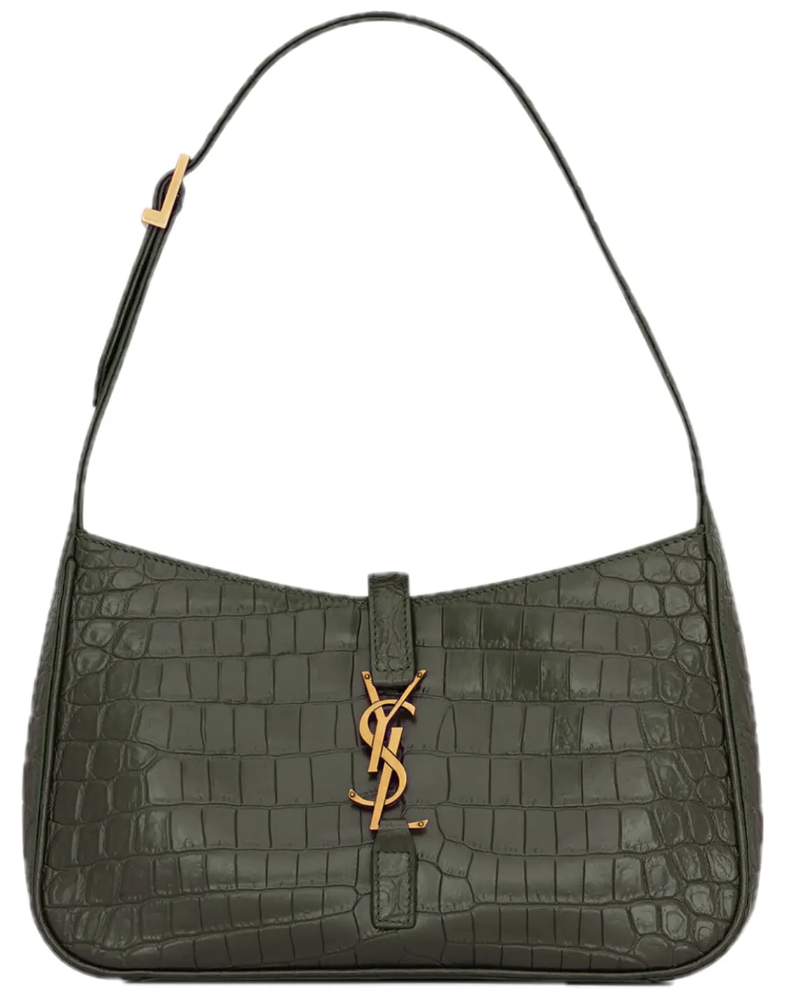 Túi Saint Laurent Le 5 À 7 Hobo Crocodile 'Vert Fonce' 657228DZE0W3045 — kich-thuoc: 23-x-16-x-6-5-cm Túi Saint Laurent Le 5 À 7 Hobo Crocodile 'Vert Fonce' 657228DZE0W3045 — kich-thuoc: 23-x-16-x-6-5-cm