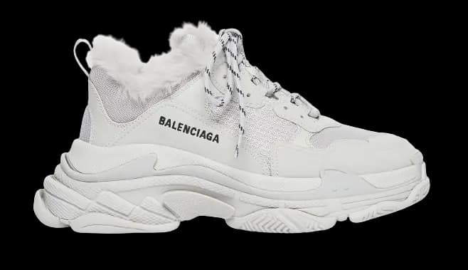 Giày Balenciaga Triple s Trainers Fake Fur 668563W3CQ51210 Giày Balenciaga Triple s Trainers Fake Fur 668563W3CQ51210