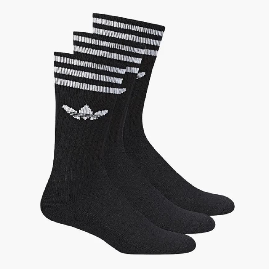 Tất Adidas Crew Socks 3 Pairs Black S21490 Tất Adidas Crew Socks 3 Pairs Black S21490