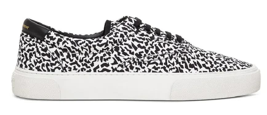 Giày Saint Laurent Venice Sneakers In Spakle-Print Canvas 66933026Q109074 Giày Saint Laurent Venice Sneakers In Spakle-Print Canvas 66933026Q109074