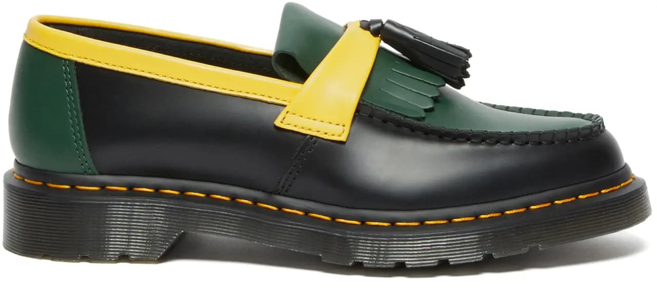 Giày Dr Martens Adrian Tassle Loafers 'Black Green Yellow' 27308001 Giày Dr Martens Adrian Tassle Loafers 'Black Green Yellow' 27308001