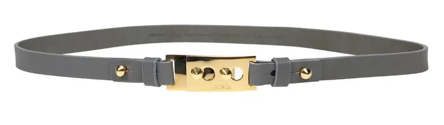 Thắt Lưng Fendi Belt In Grey Leather 8C0431ELV109 Thắt Lưng Fendi Belt In Grey Leather 8C0431ELV109