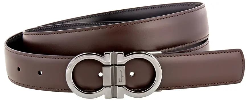 Thắt Lưng Salvatore Ferragamo Gancini 'Brown' 678648-444078 Thắt Lưng Salvatore Ferragamo Gancini 'Brown' 678648-444078