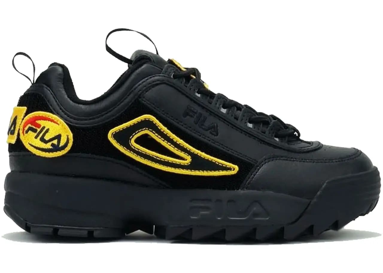 Giày Fila Disruptor 2 Patches Black 1FM00413-001 Giày Fila Disruptor 2 Patches Black 1FM00413-001